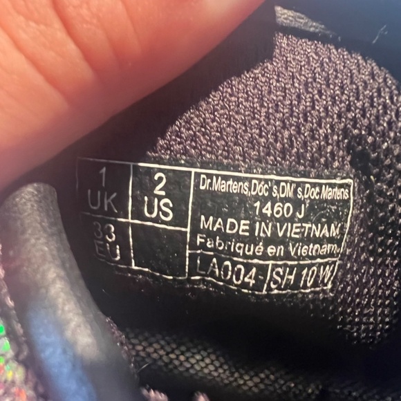 Dr. Martens kids boots iridescent size 2 preloved - Picture 5 of 6